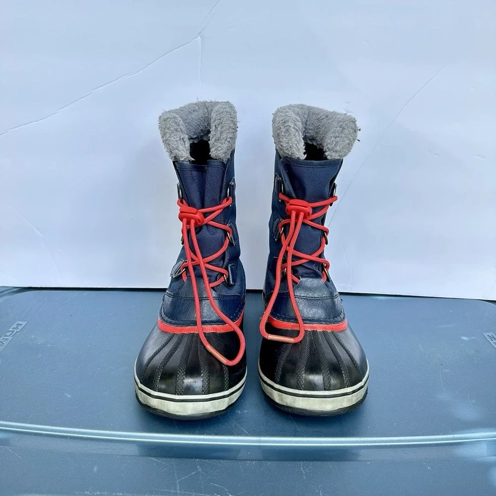 Sorel Winter Carnival Snow Boots Navy/Red sz 6
